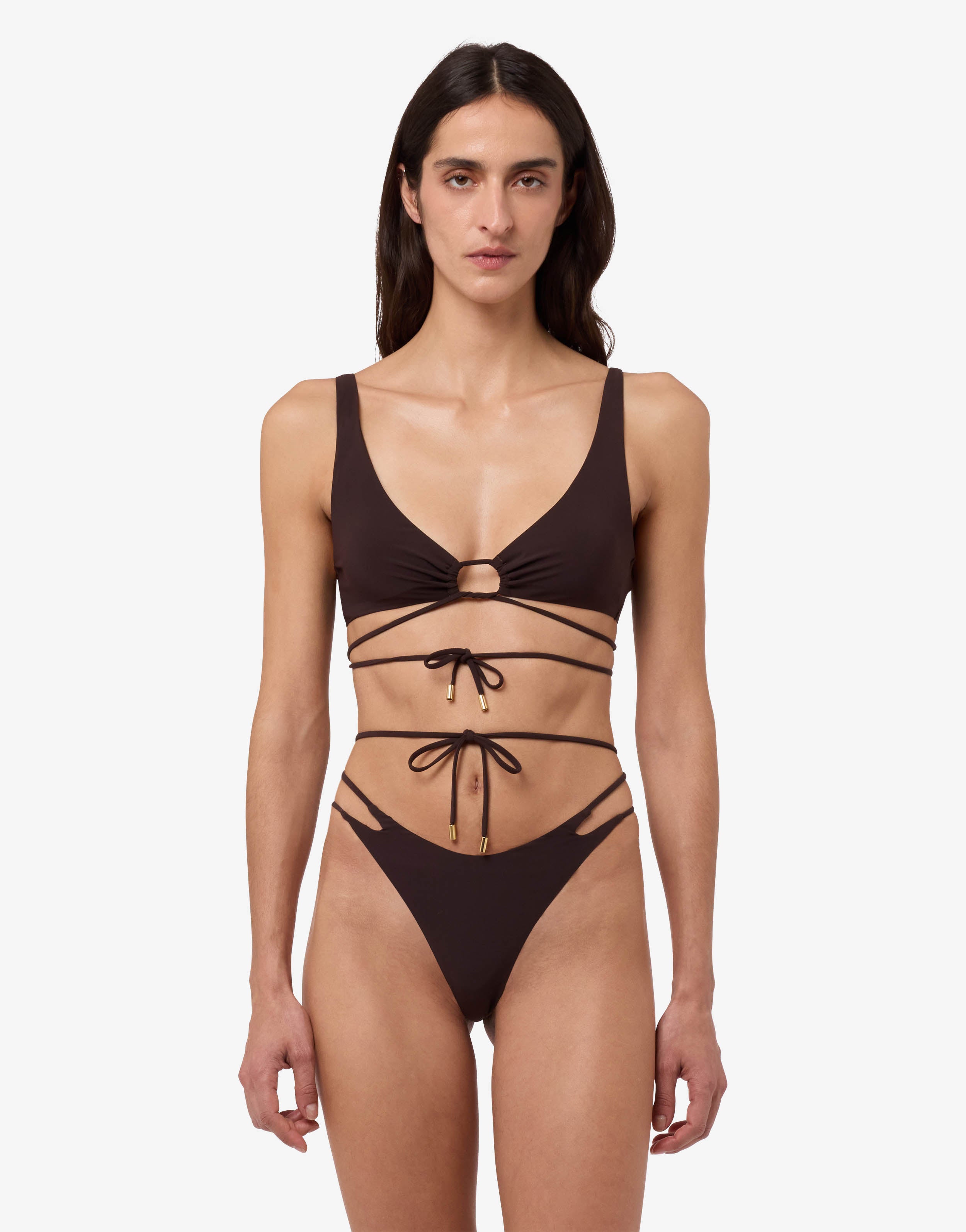 Triangle bikini top in Lycra | Moschino