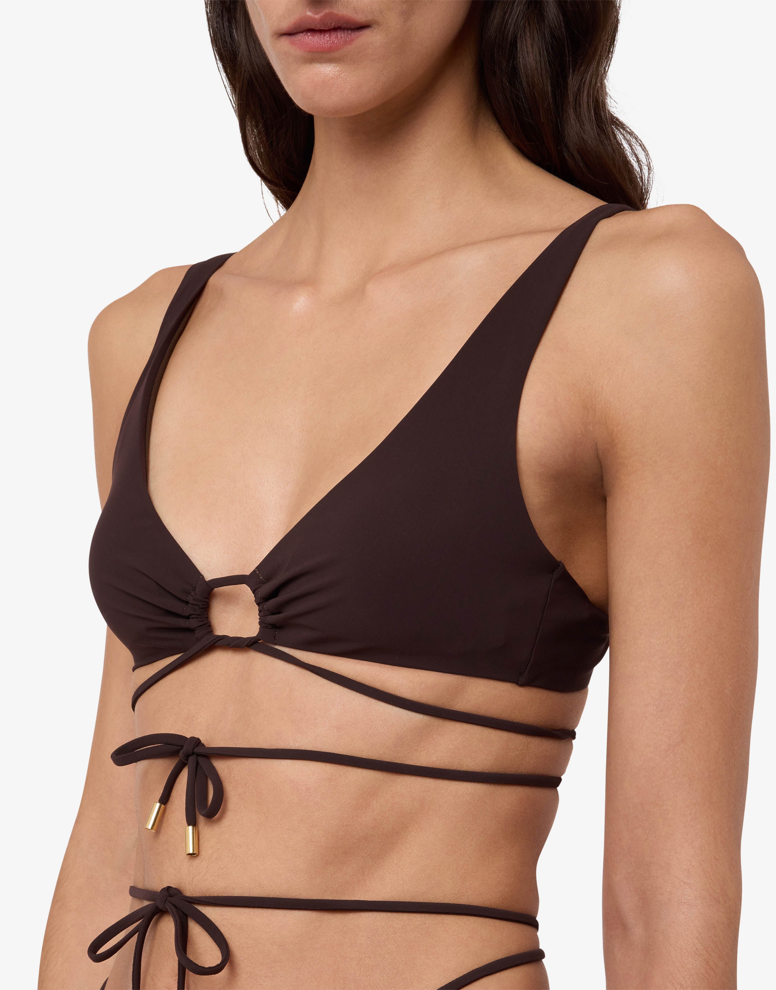 Triangle bikini top in Lycra | Moschino