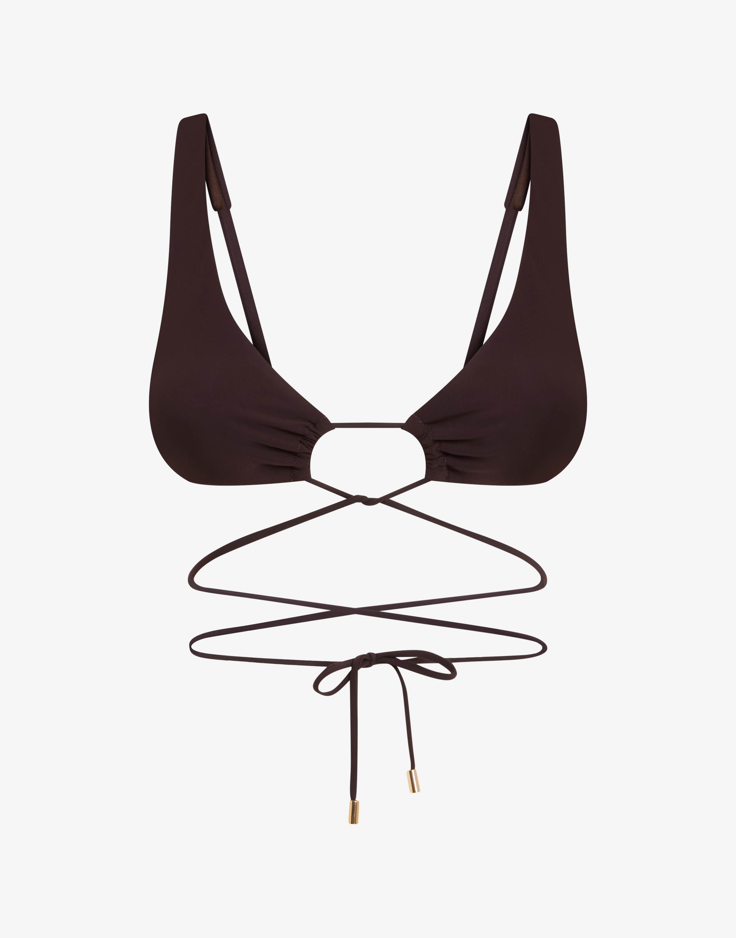 MOSCHINO、Max Mara、水着 Triangle bikini top in Lycra | Moschino