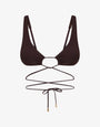 Triangel-Bikini-Oberteil aus Lycra