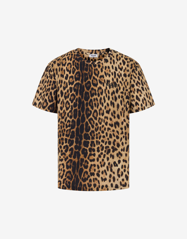T-shirt en jersey de coton Marron Moschino 0