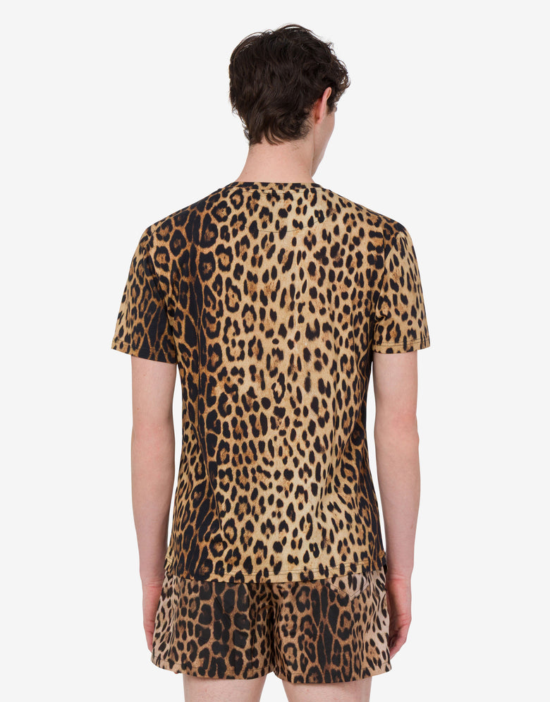 Cotton jersey T-shirt Brown Moschino 2