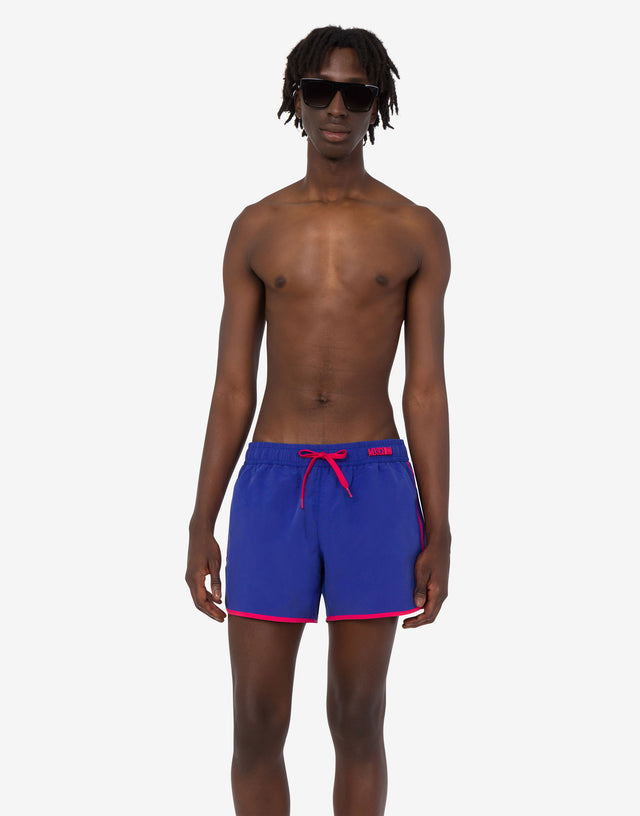 Nylon swim trunks Blue Moschino 1