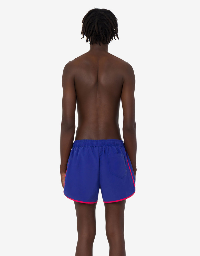 Boxer de bain en nylon Bleu Moschino 2