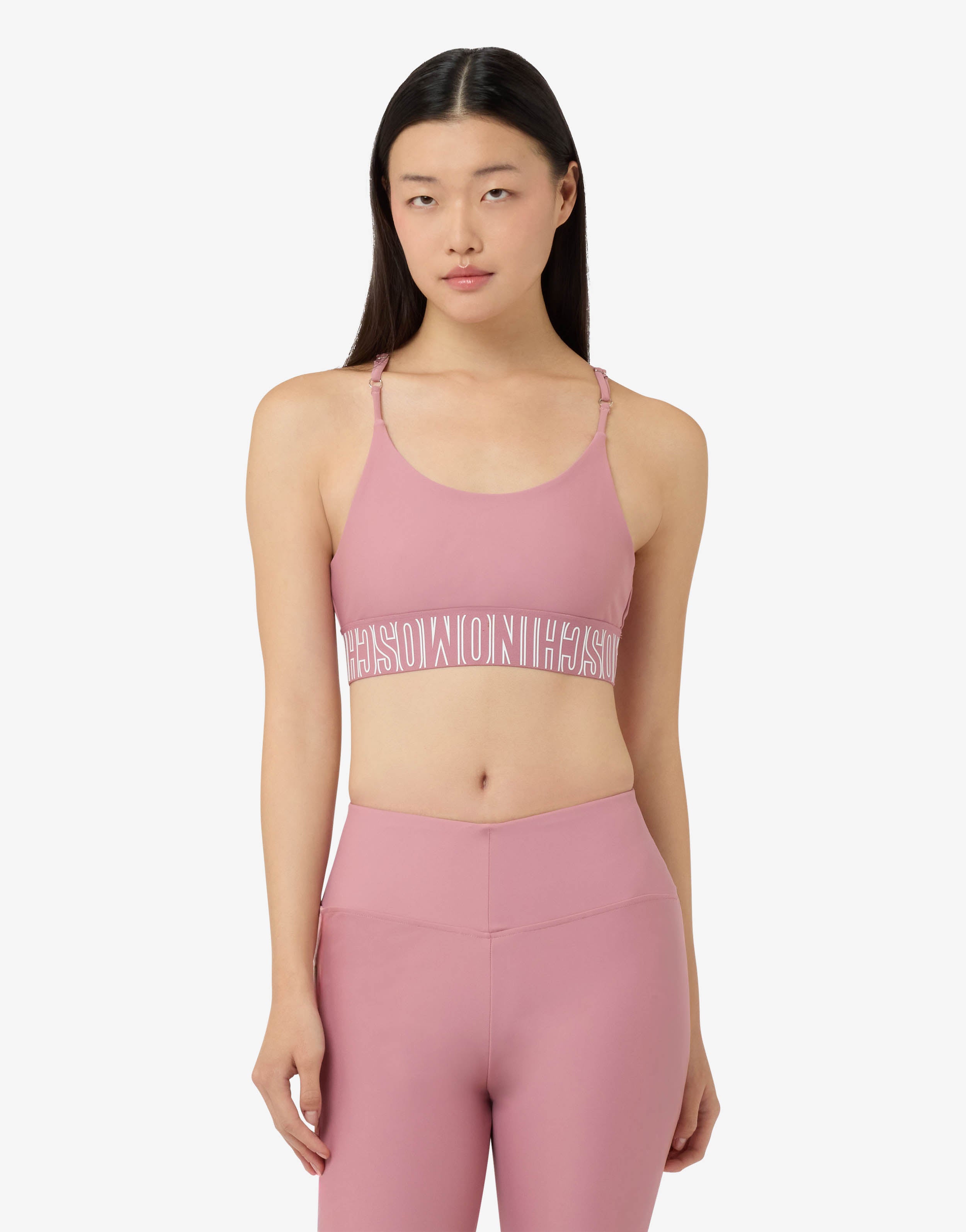 Top sportif court en tissu technique