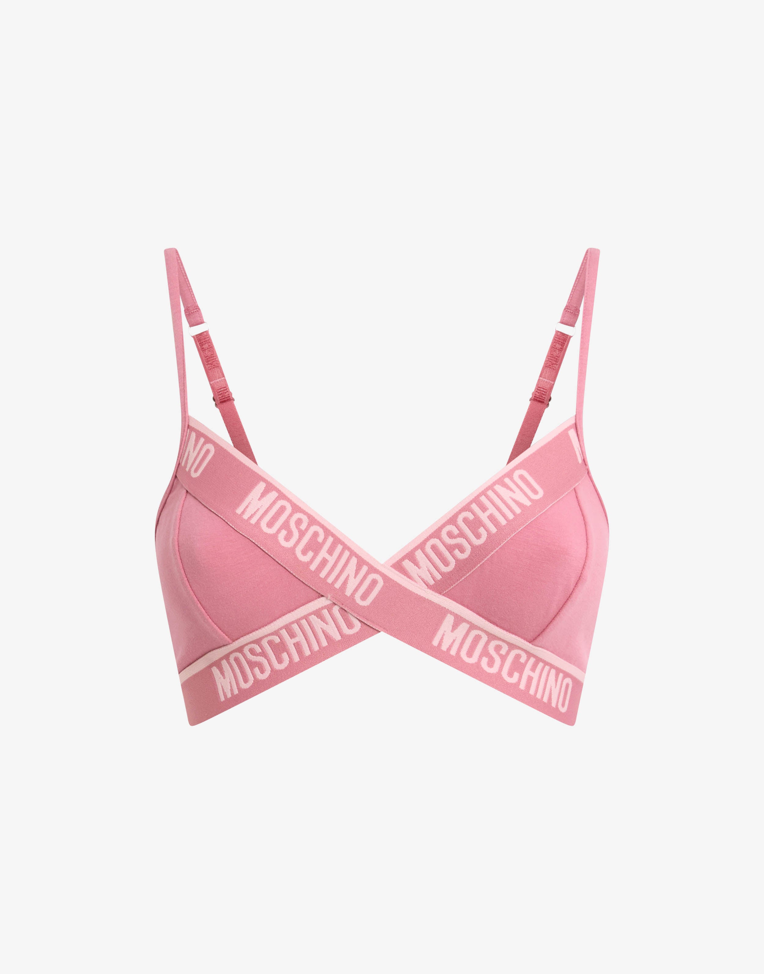 MOSCHINO❤ Stretch cotton jersey bra | Moschino
