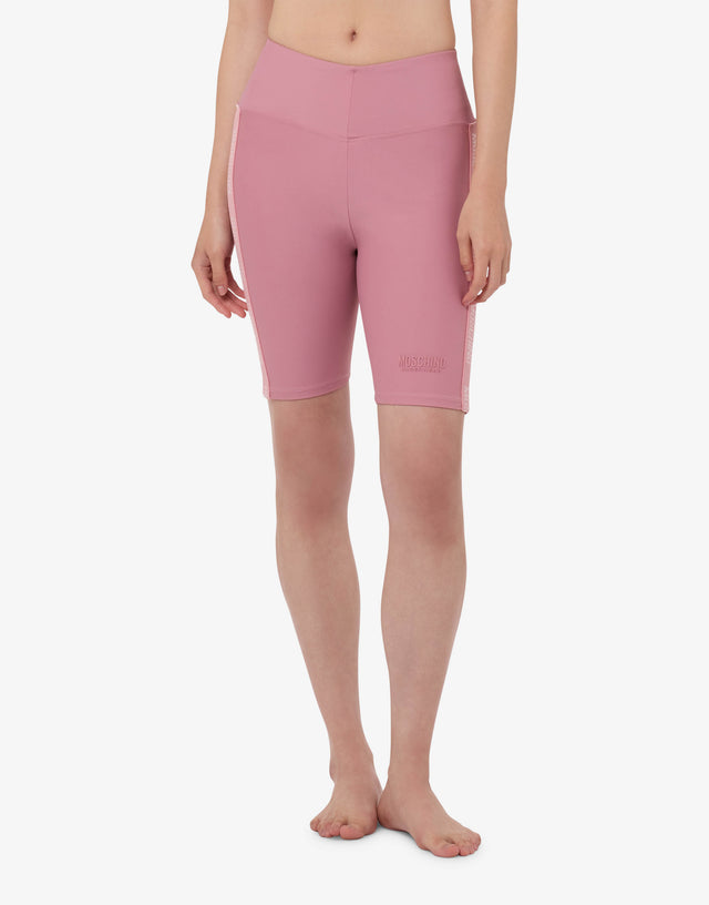 Cyclists in technical fabric Antique pink Moschino 1