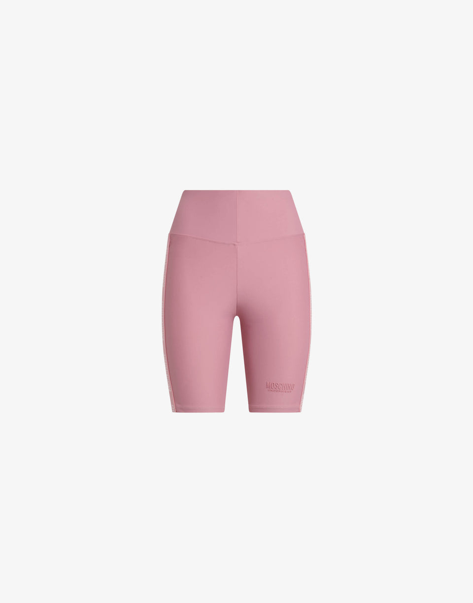 Cyclists in technical fabric Antique pink Moschino 0