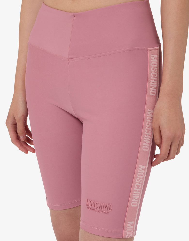 Cyclists in technical fabric Antique pink Moschino 3