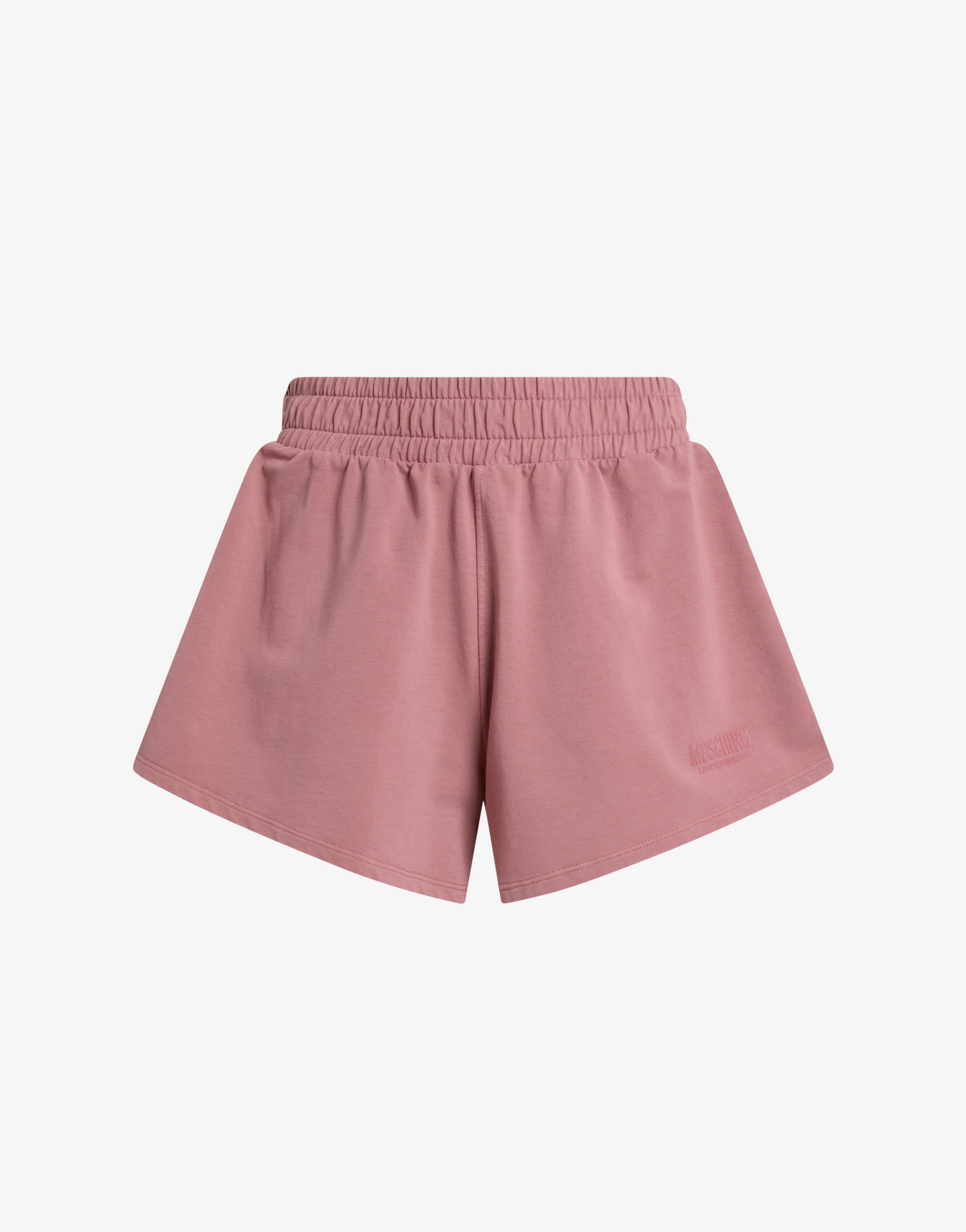 Short in felpa di cotone tinto in capo