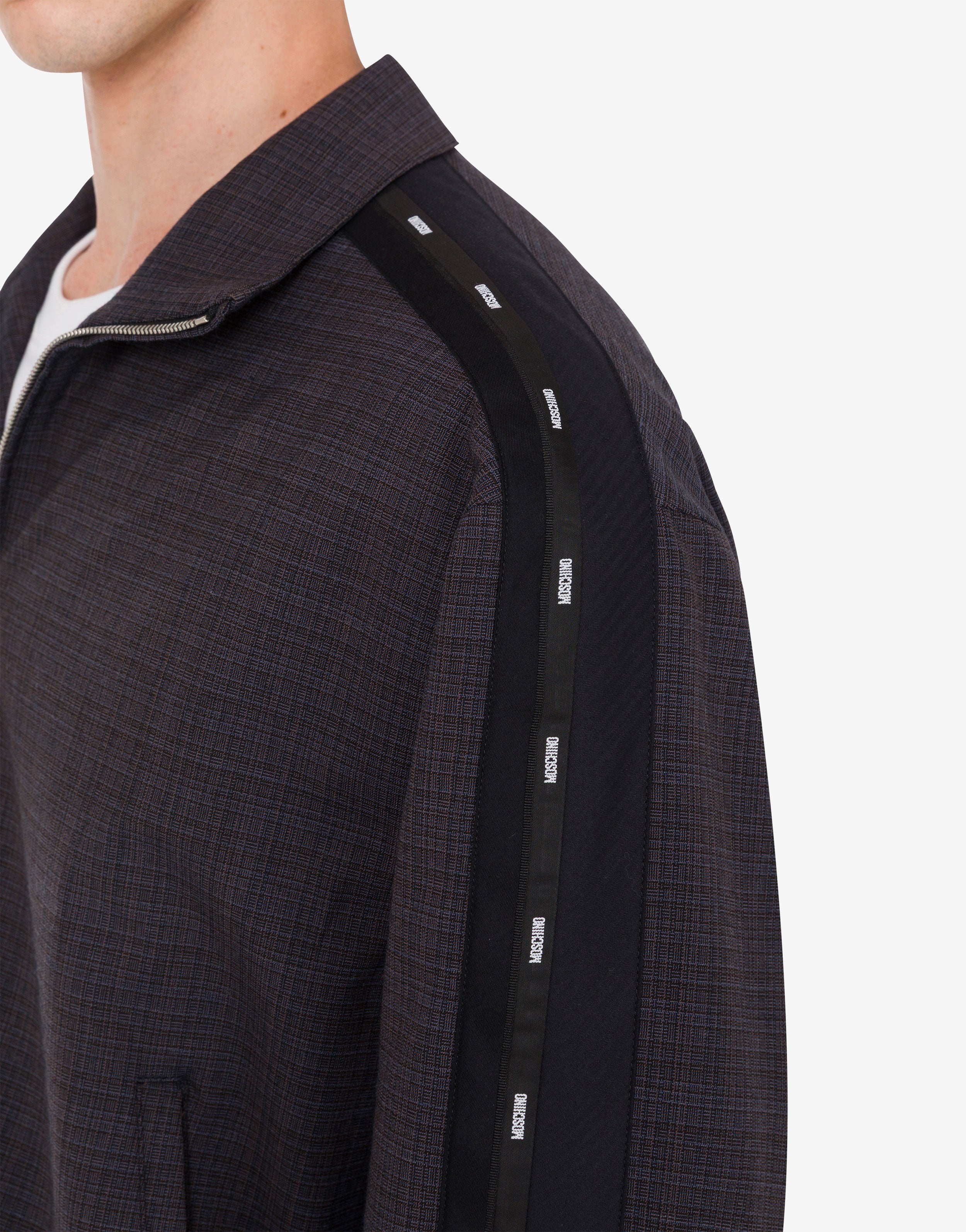 Stretch wool blend cloth jacket | Moschino