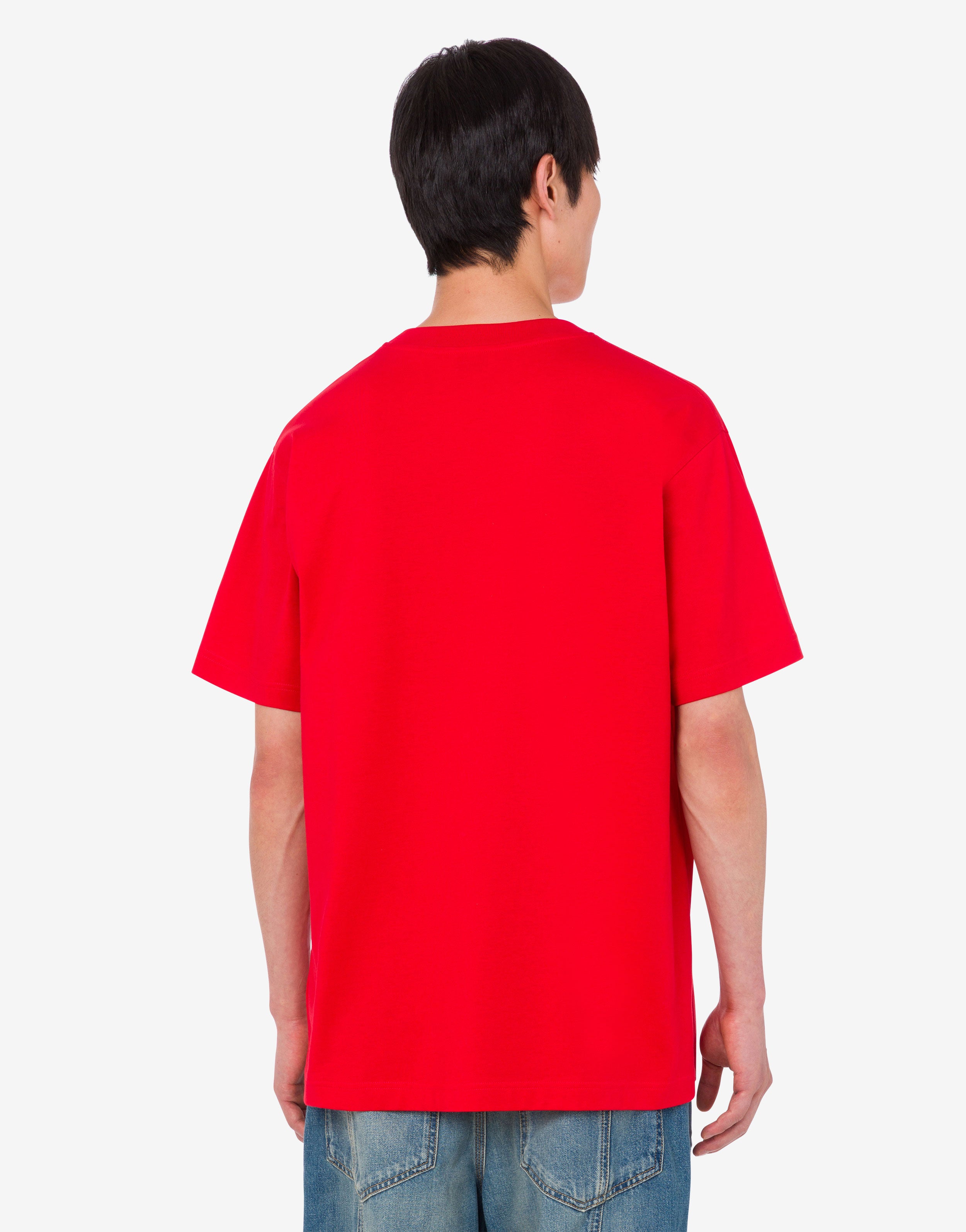 Printed organic cotton jersey T-shirt | Moschino