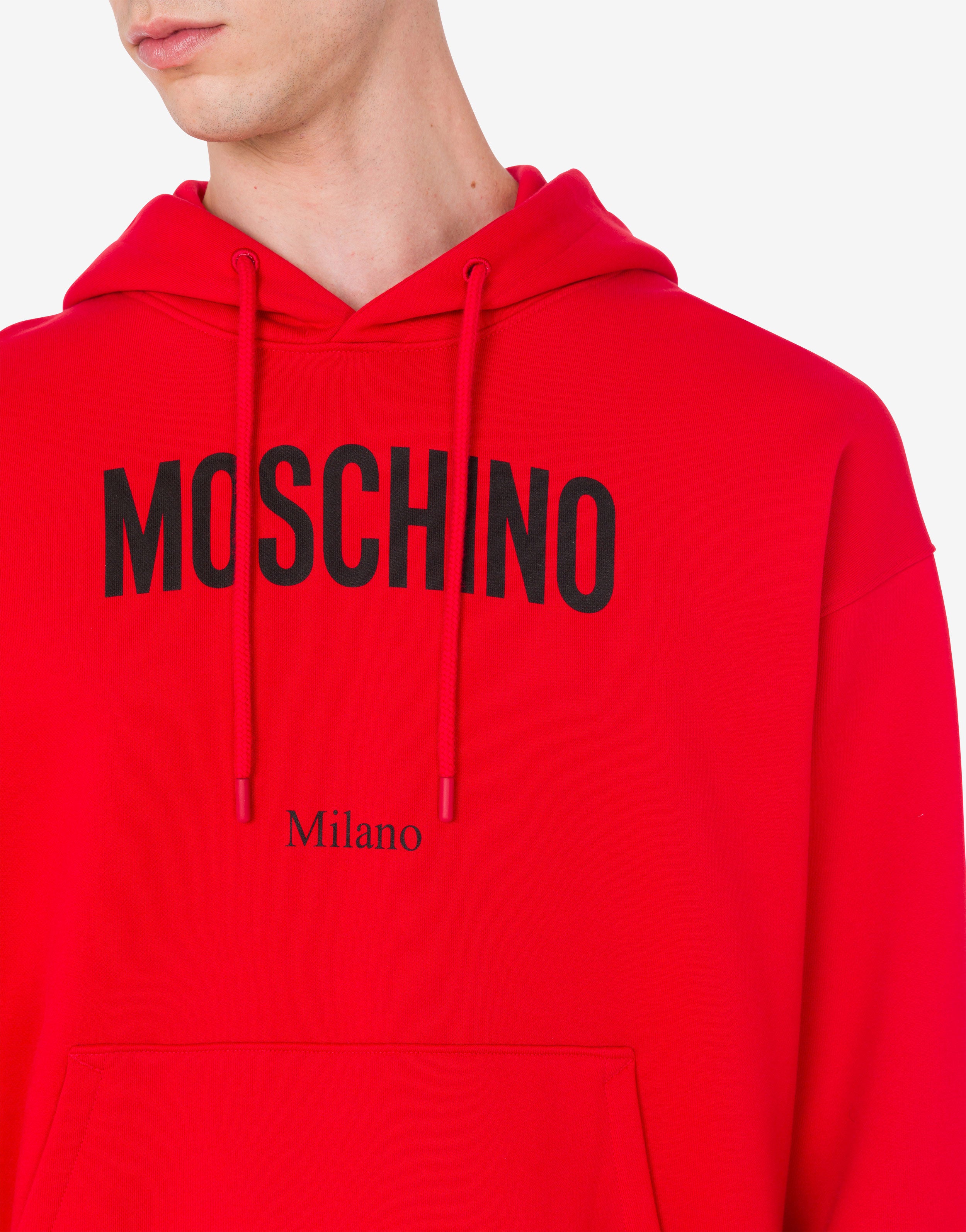 Printed organic cotton sweatshirt | Moschino