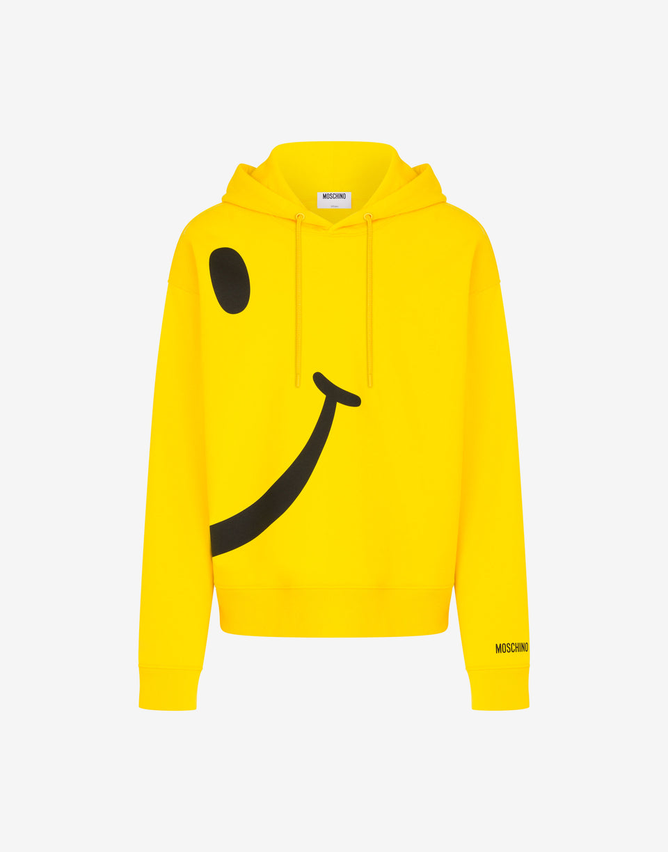 Smiley® organic cotton sweatshirt Yellow Moschino 0
