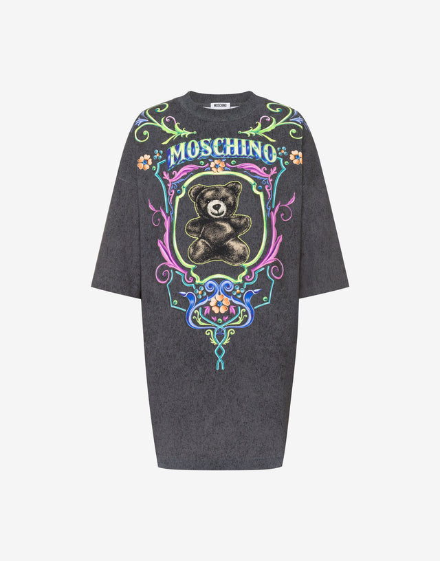 Moschino Teddy Bear Heavy Cotton Dress Black/Nude Moschino 0