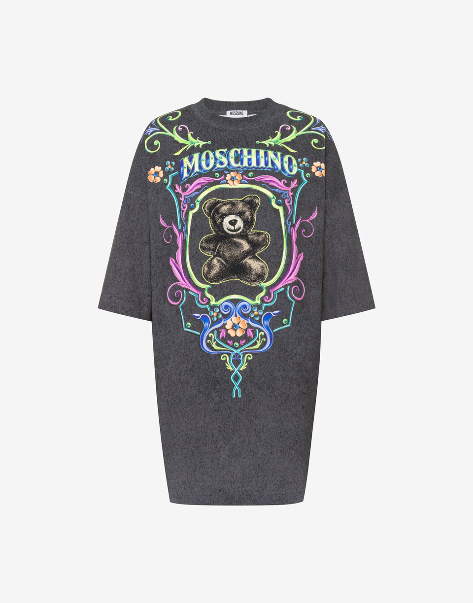 Moschino Teddy Bear Heavy Cotton Dress Black/Nude Moschino 0