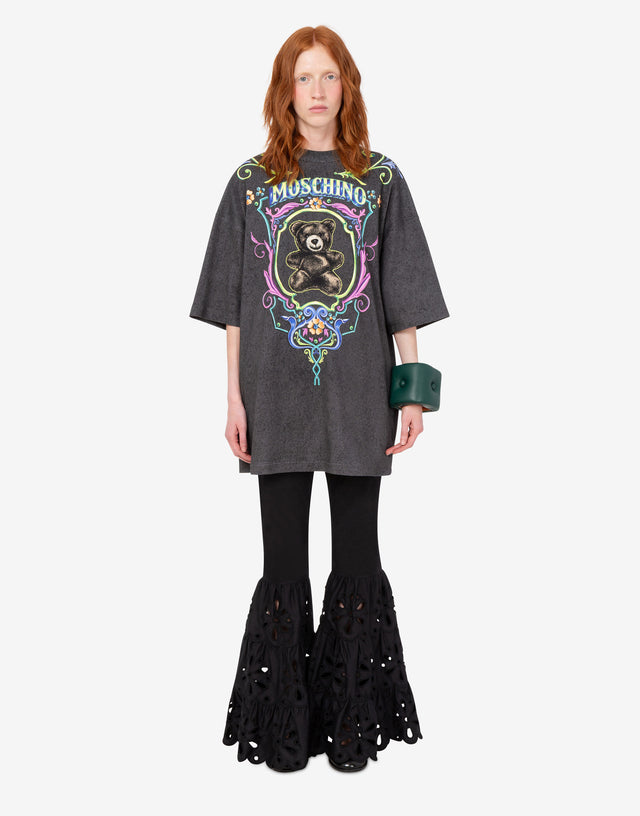 Moschino Teddy Bear Heavy Cotton Dress Black/Nude Moschino 1