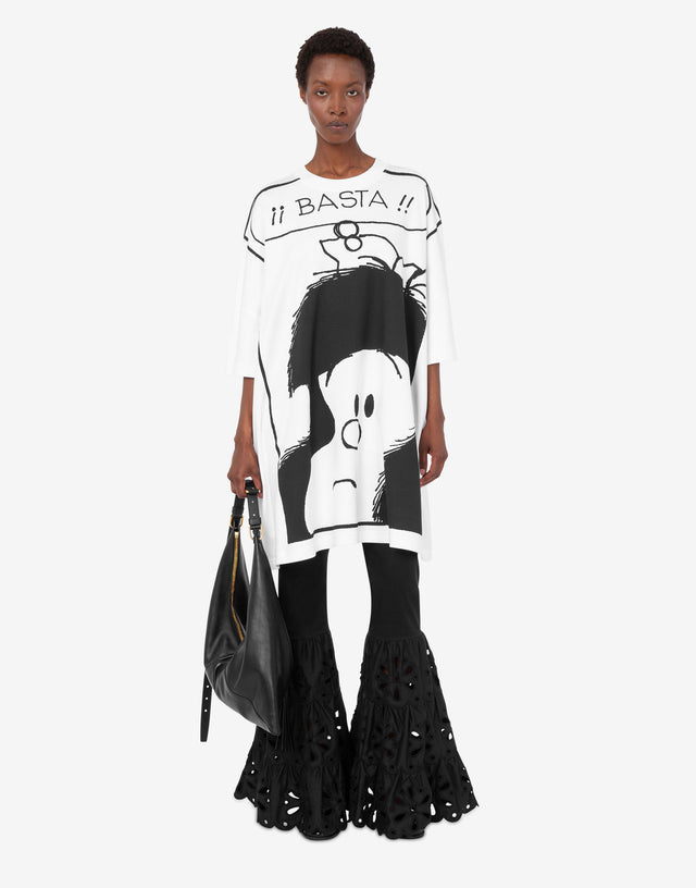 Mafalda Heavyweight Cotton Dress White Moschino 1