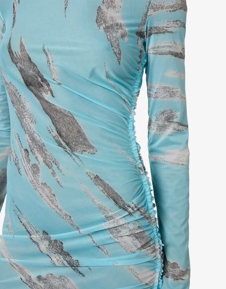 Vestido de tule «Archive Clouds» Celeste Moschino 2