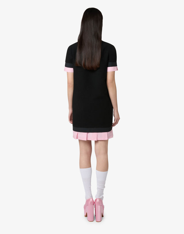 Abito in lana bouclé Nero Moschino 1