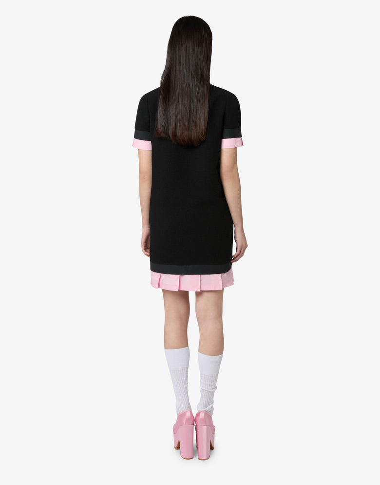 Abito in lana bouclé Nero Moschino 1