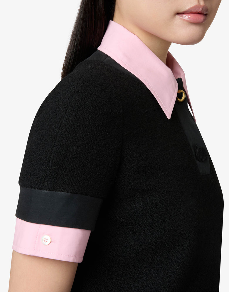 Abito in lana bouclé Nero Moschino 2