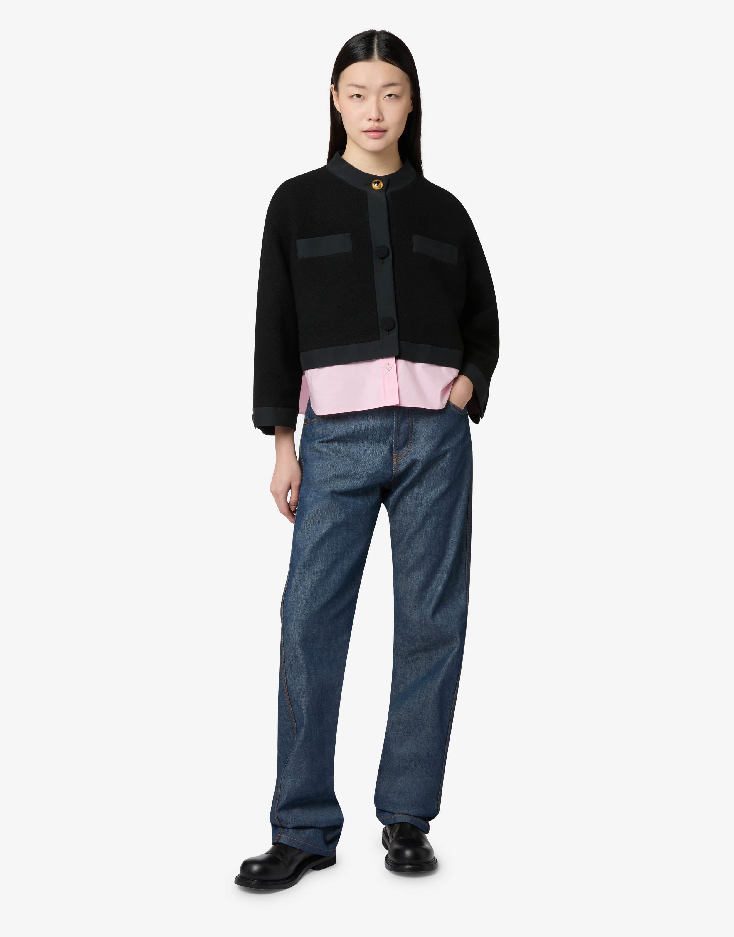 Bouclé wool jacket