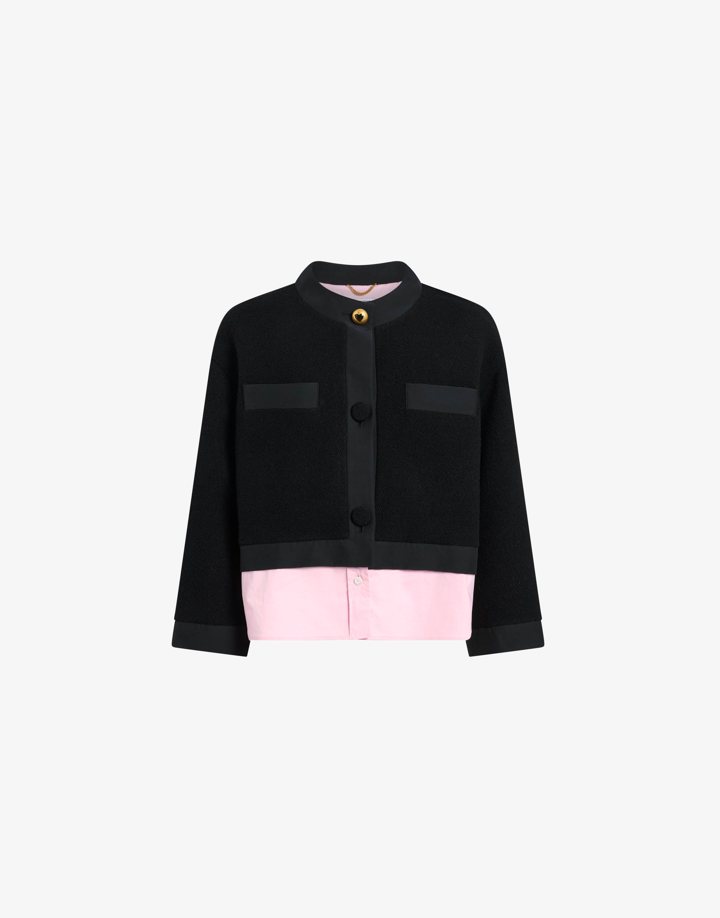 Bouclé wool jacket | Moschino