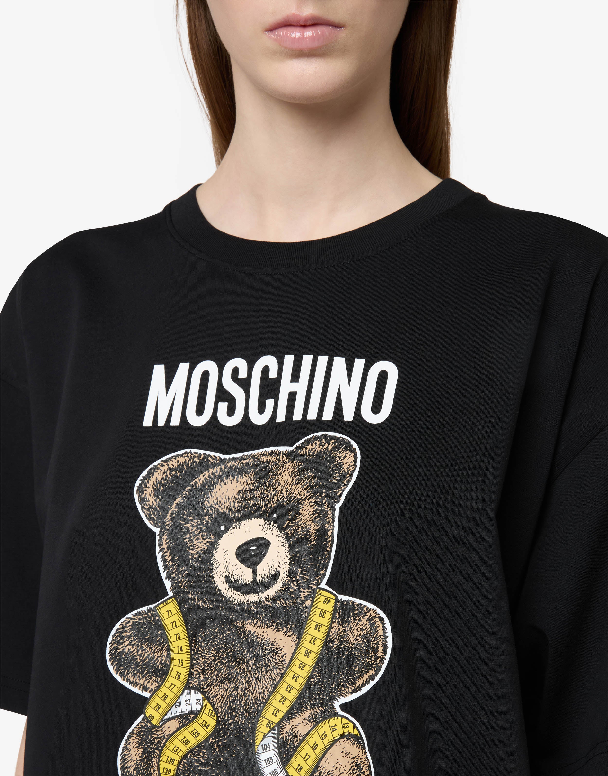 Moschino Teddy Bear Organic Cotton Jersey T-Shirt | Moschino