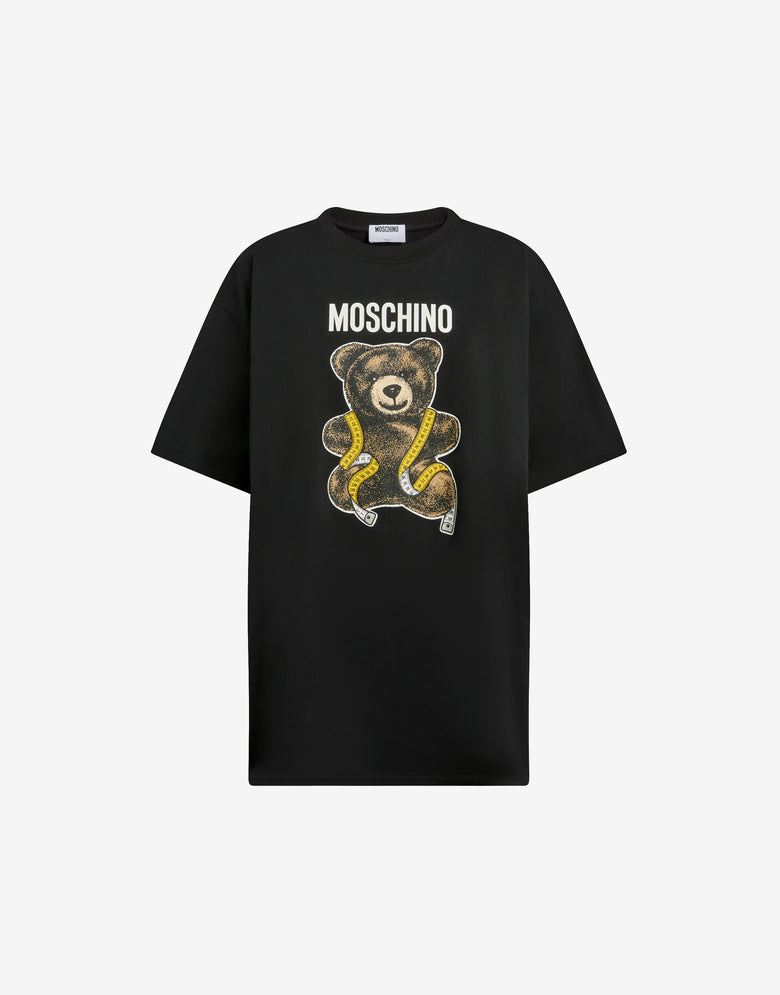 Moschino Teddy Bear Organic Cotton Jersey T-Shirt Black Moschino 4