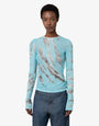 Archive Clouds Tulle Top