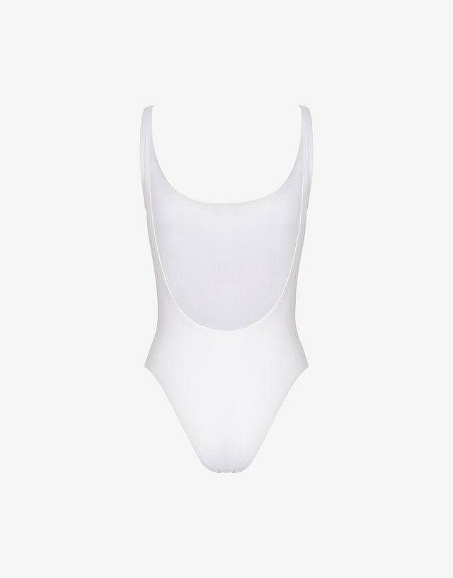 Moschino Teddy Bear Lycra One-Piece Swimsuit White Moschino 1