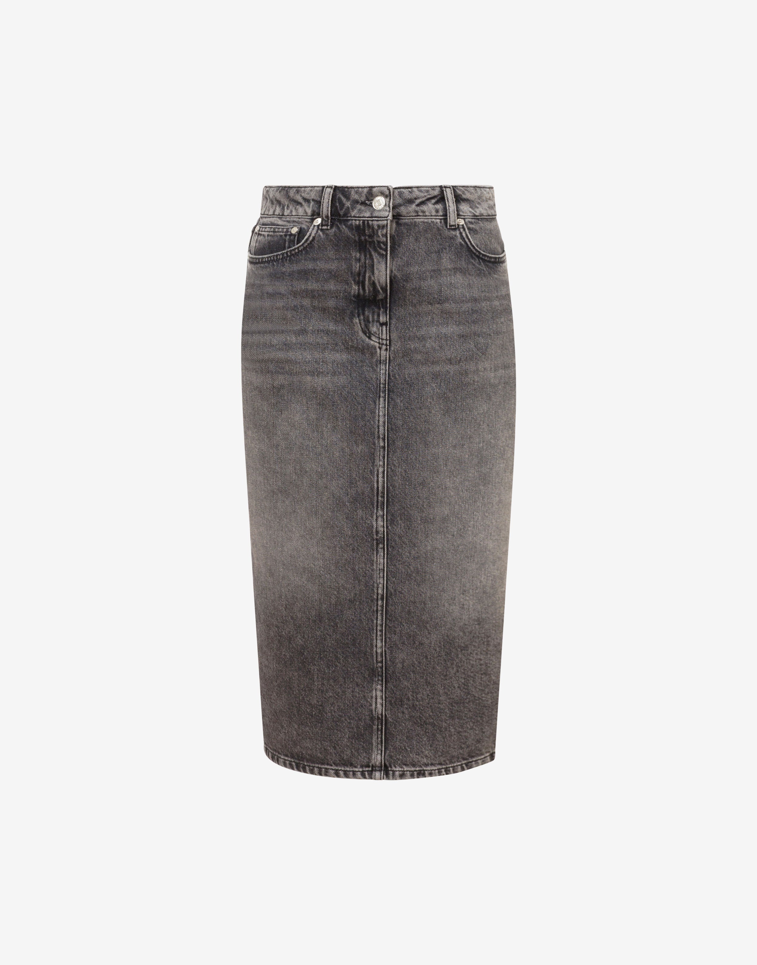 Midi-Rock aus Denim