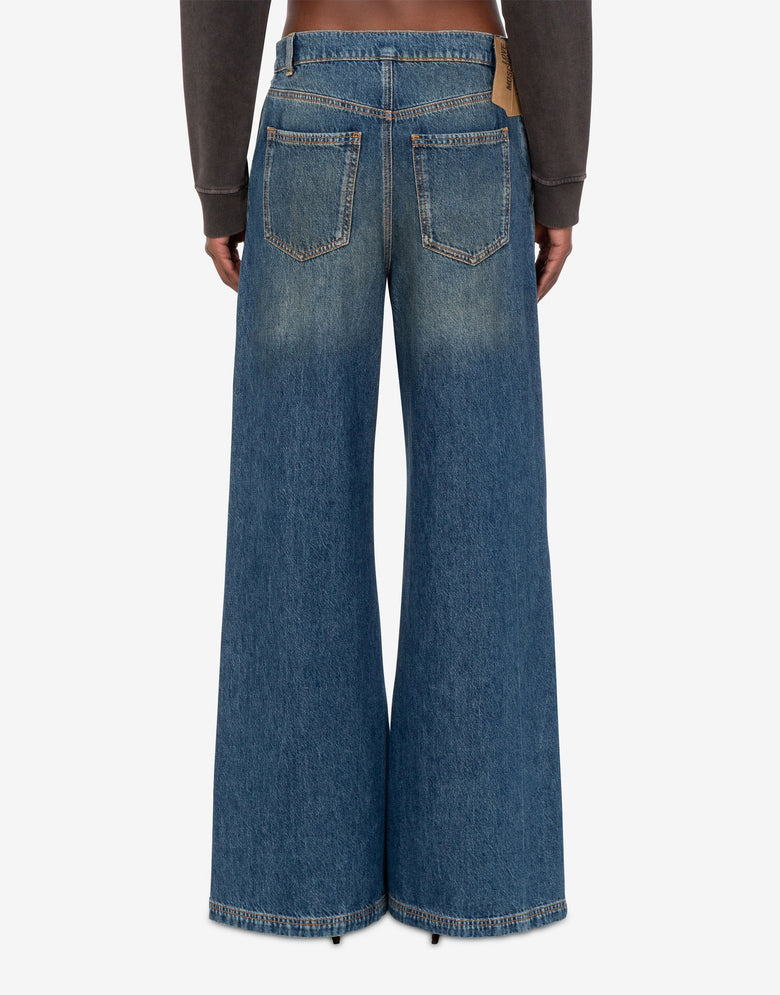 Jeanshose Blue Denim Love Moschino 3