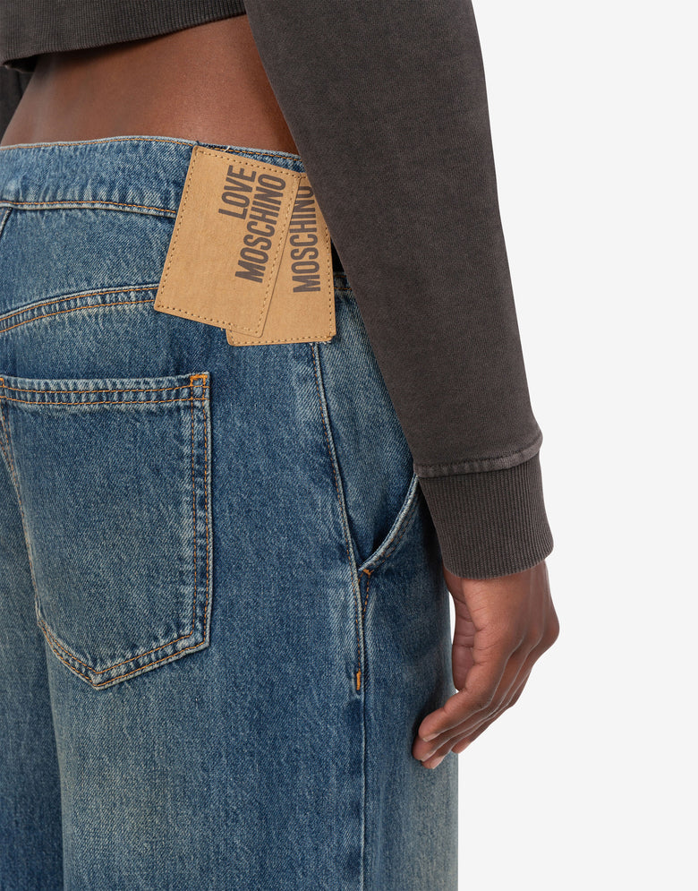 Jeanshose Blue Denim Love Moschino 4