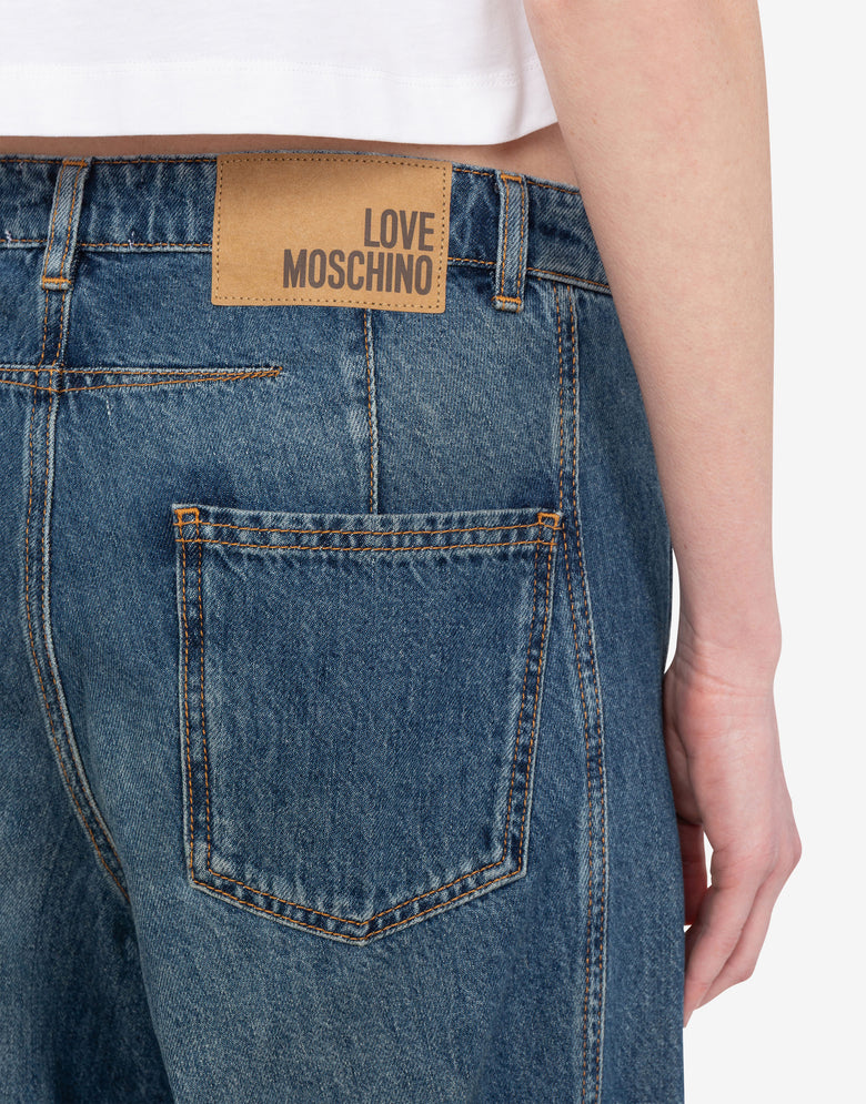 Jeanshose  Blue Denim Love Moschino 4