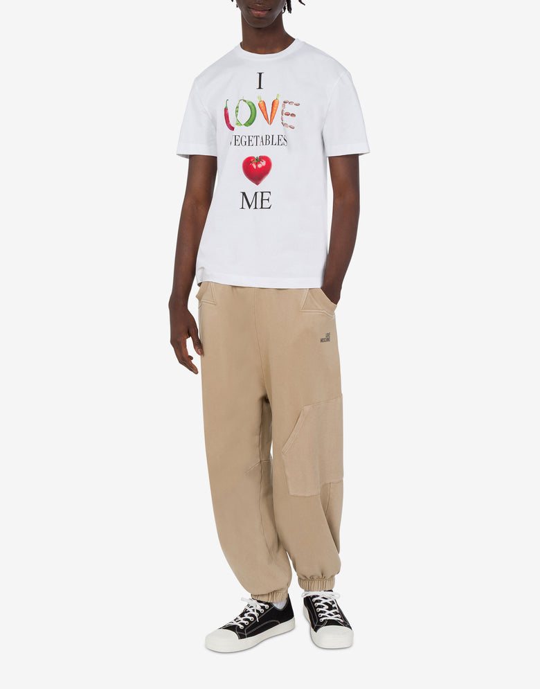 Pantaloni in felpa Beige Love Moschino 1