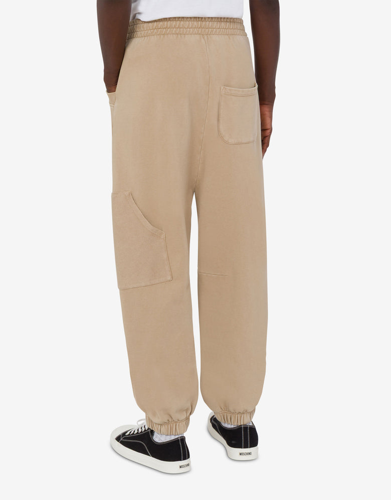 Pantaloni in felpa Beige Love Moschino 3