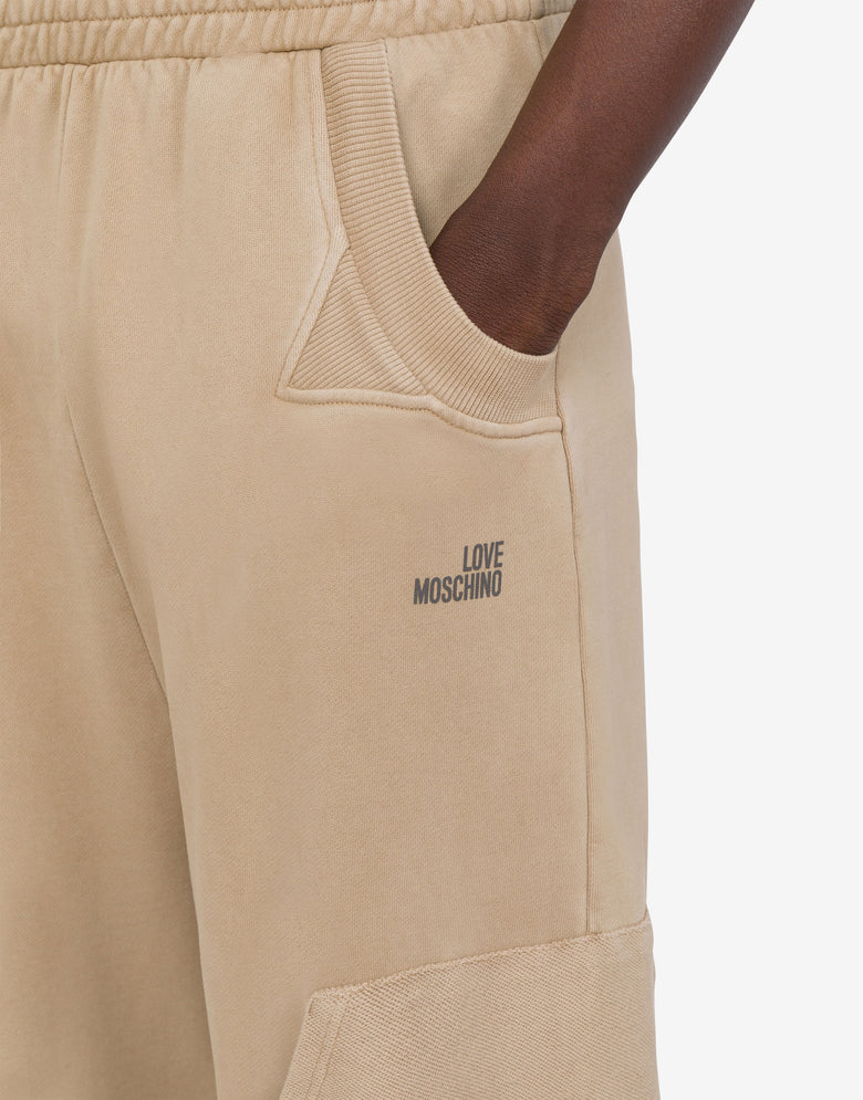Pantaloni in felpa Beige Love Moschino 4