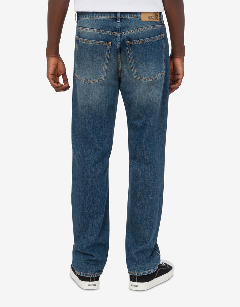 Jeanshose Blue Denim Love Moschino 3