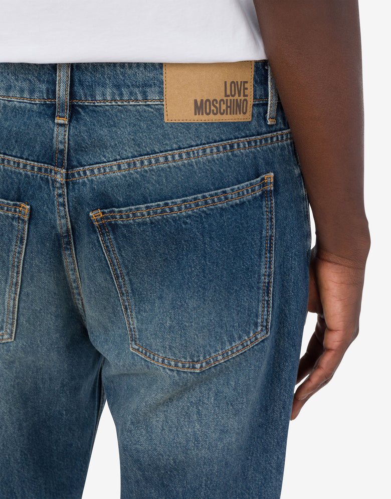 Jeanshose Blue Denim Love Moschino 4
