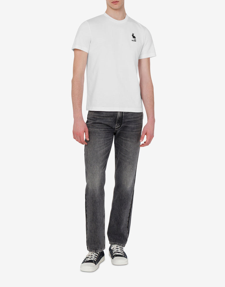 Jeanshose aus Baumwoll-Denim Grau Love Moschino 1
