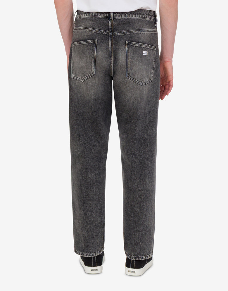 Denim pants Grey Love Moschino 3