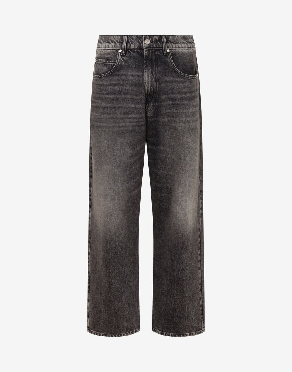 Denim pants Grey Love Moschino 0
