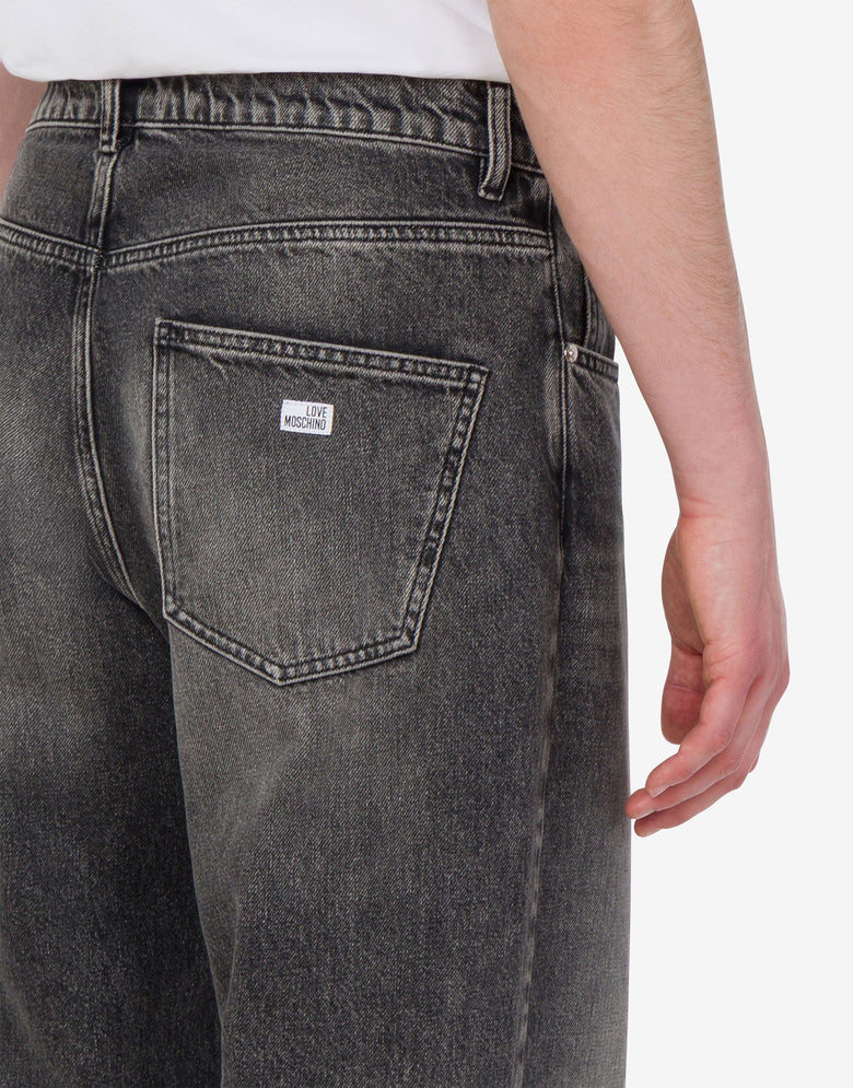 Denim pants Grey Love Moschino 4
