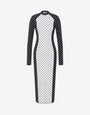 Kleid aus bedrucktem Funktionsjersey