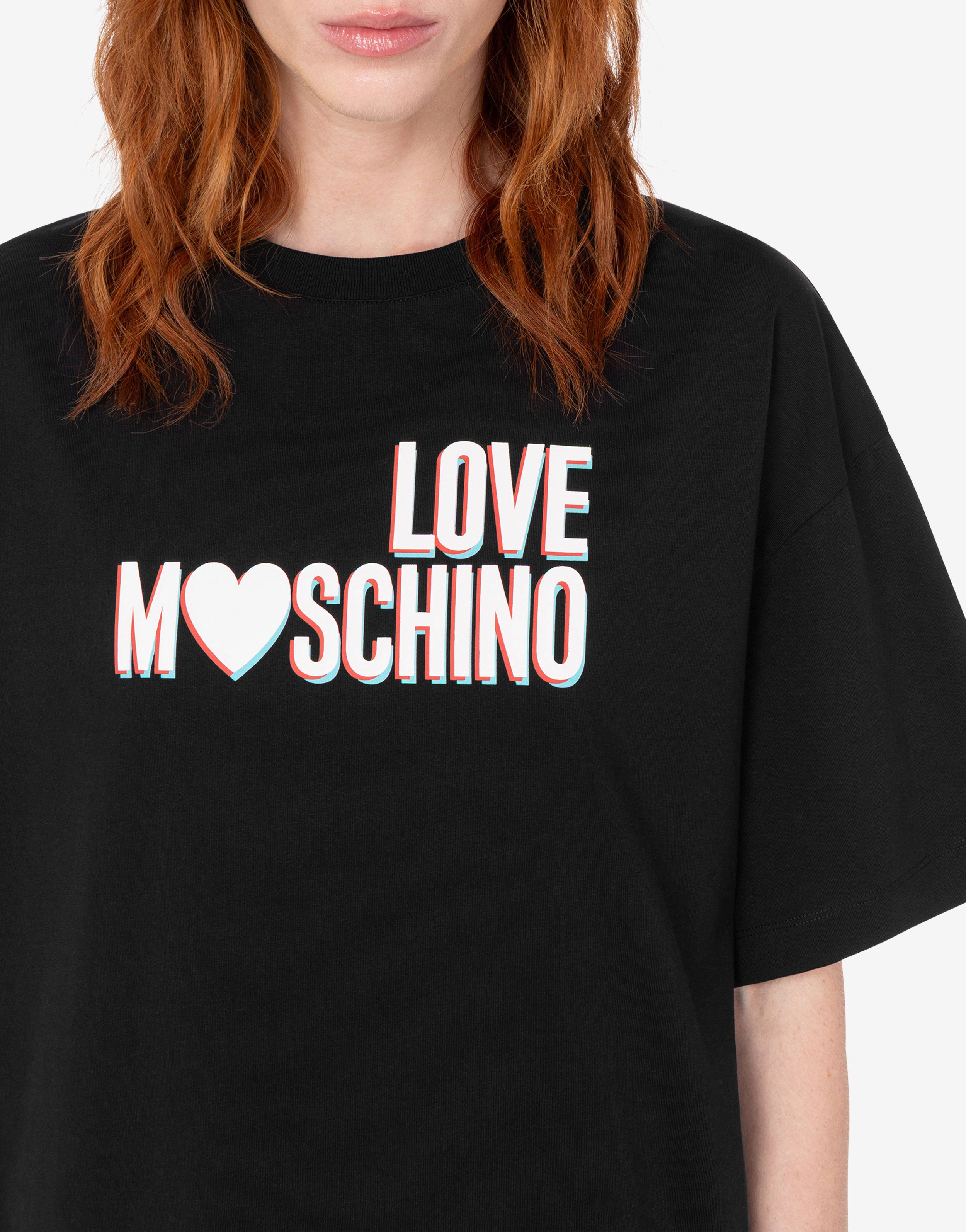 Printed cotton jersey dress Love Moschino | Moschino
