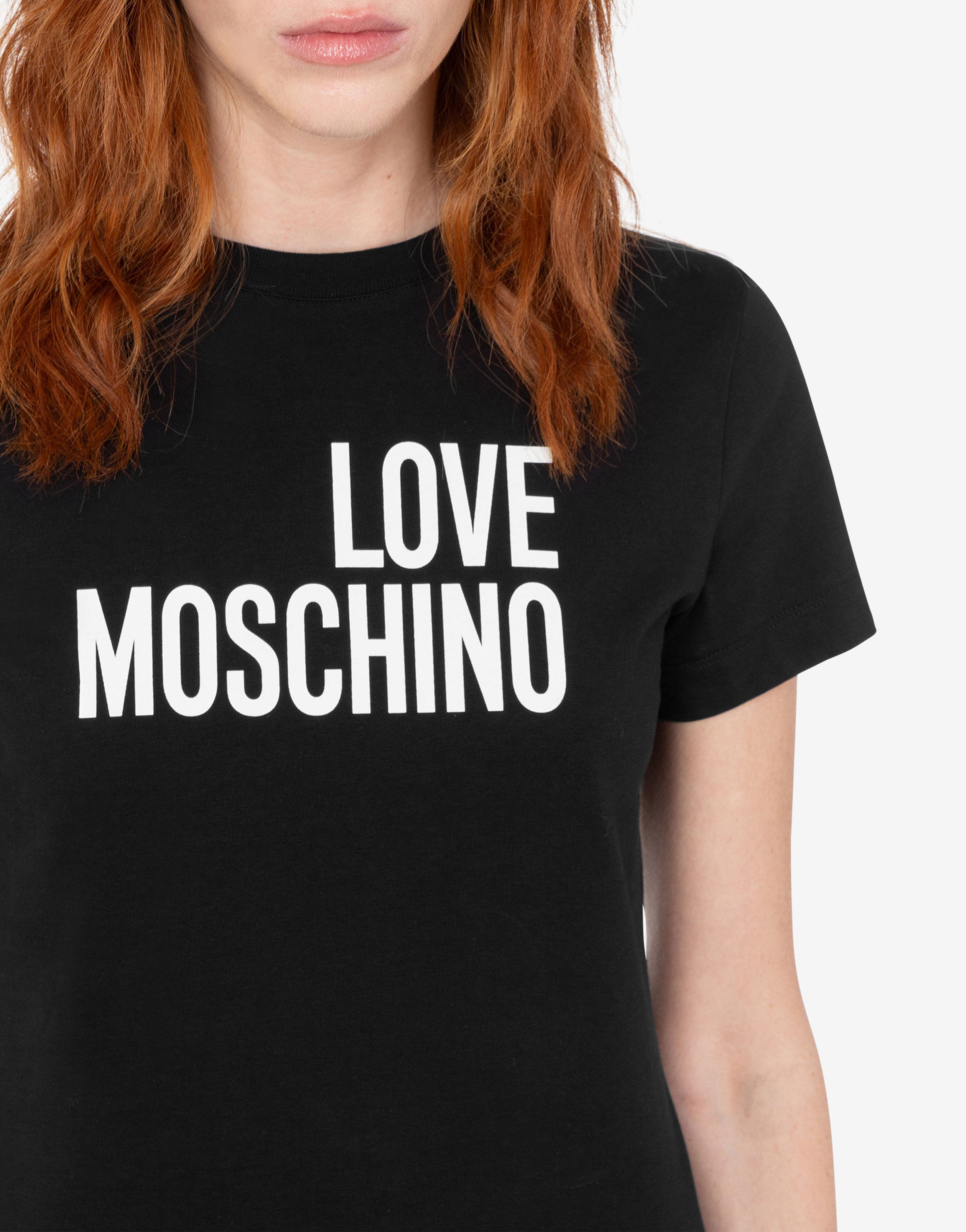 Printed cotton jersey T-shirt Love Moschino | Moschino