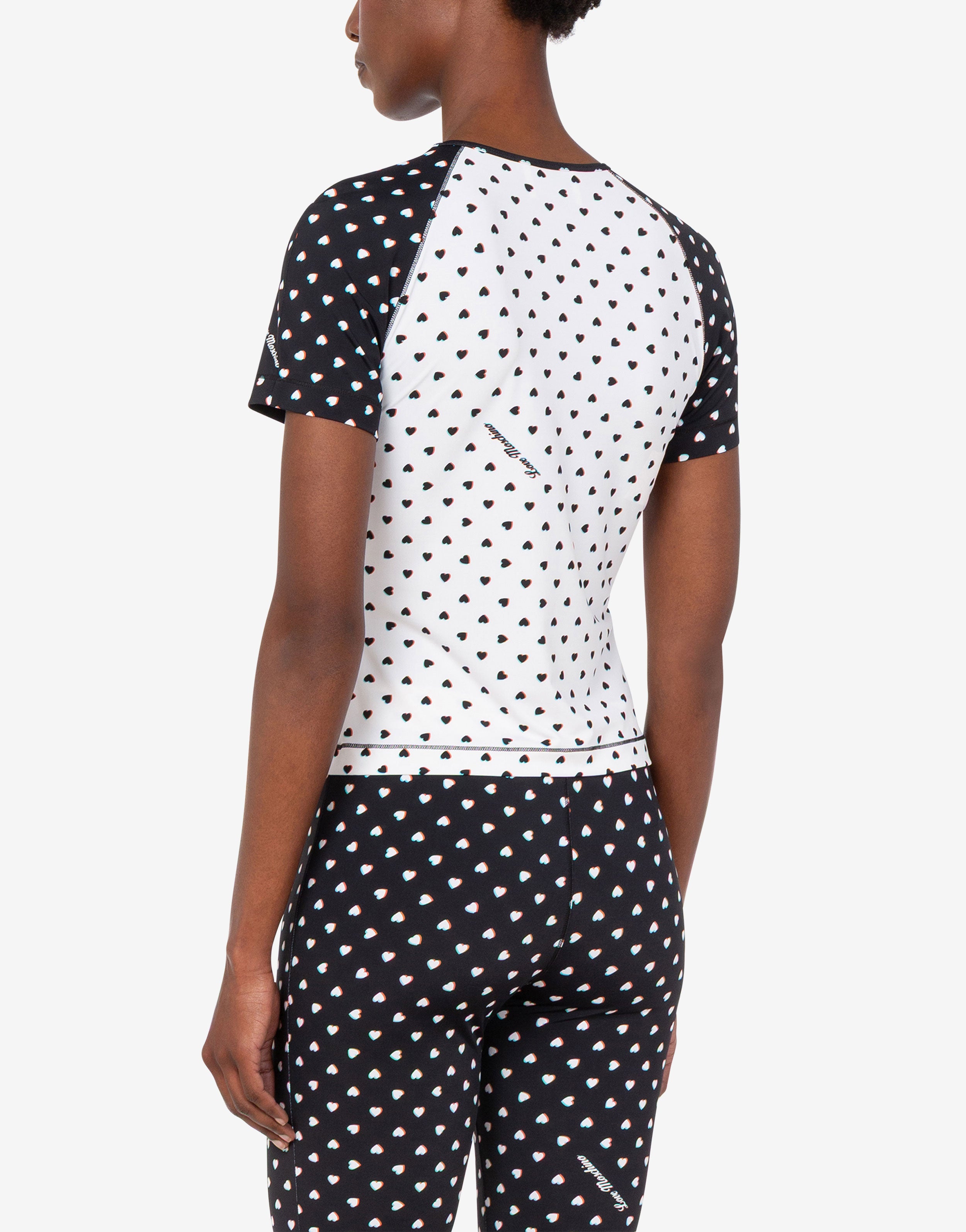 Printed technical jersey T-shirt Love Moschino | Moschino