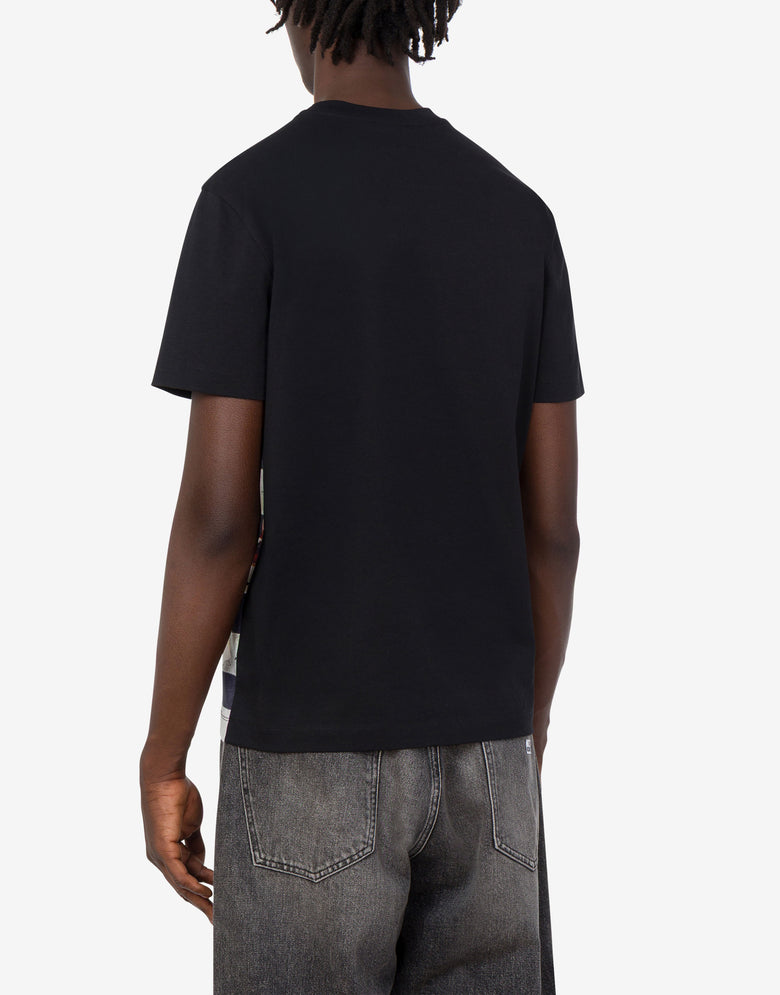 Camiseta de jersey de algodón estampada Negro Love Moschino 3